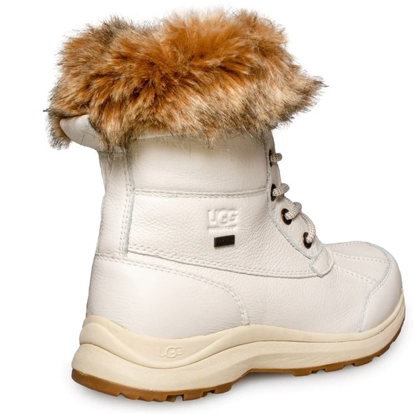 UGG ADIRONDACK III TIPPED WHITE BOOTS - WOMEN'S - Picture 3 of 5